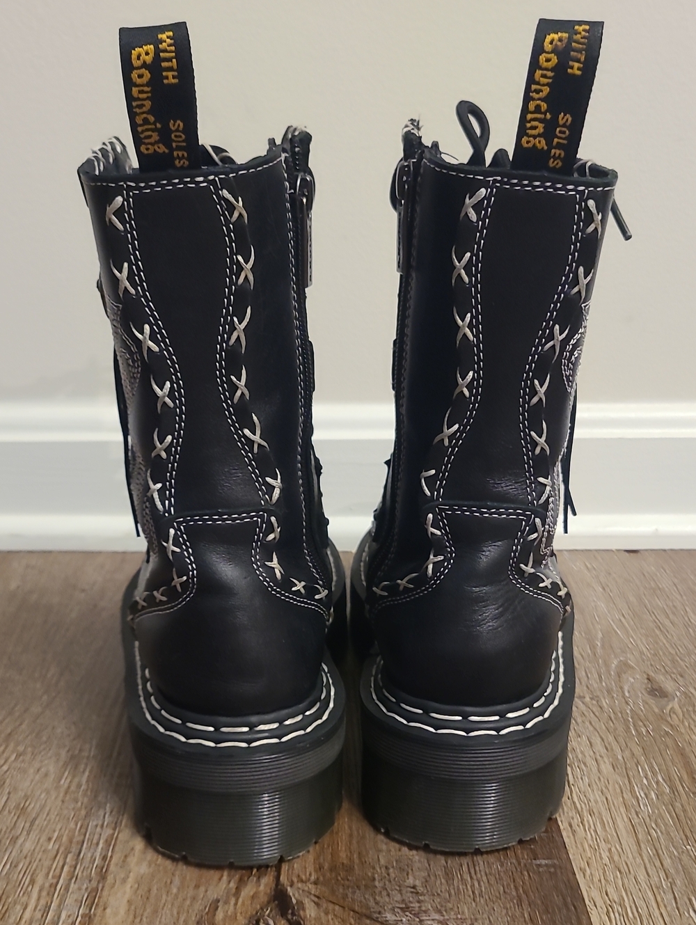 Dr Martens Jadon Hi Gothic Americana Platform Boots - Picture 7 of 9